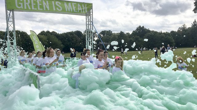 Bubble Rush will descend on Plymouth on 3rd June
