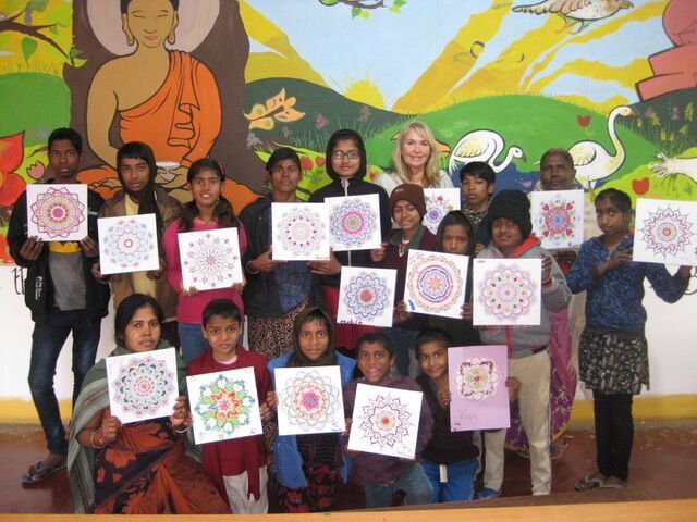 Art for orphans in India