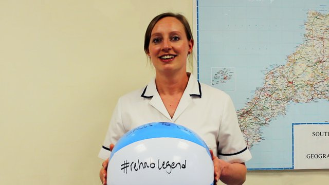 University Hospitals Plymouth NHS Trust is saying 'Balls to Covid!'
