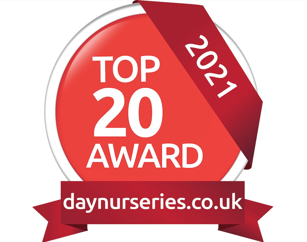 Day Nurseries Top 20 Award logo