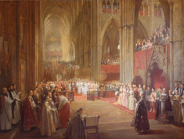 Queen Victoria's Golden Jubilee Service